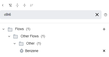 Searching for Benzene by Alternative Name in the library